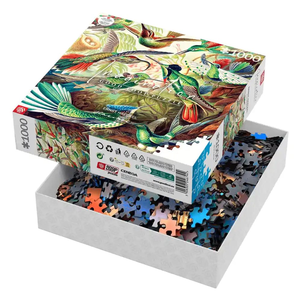 Ernst Haeckel Imagination Hummingbirds/Kolibry puzzle (1000 darab) termékfotó