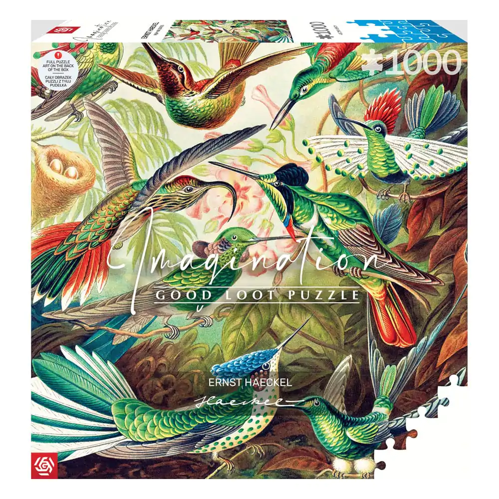 Ernst Haeckel Imagination Hummingbirds/Kolibry puzzle (1000 darab) termékfotó