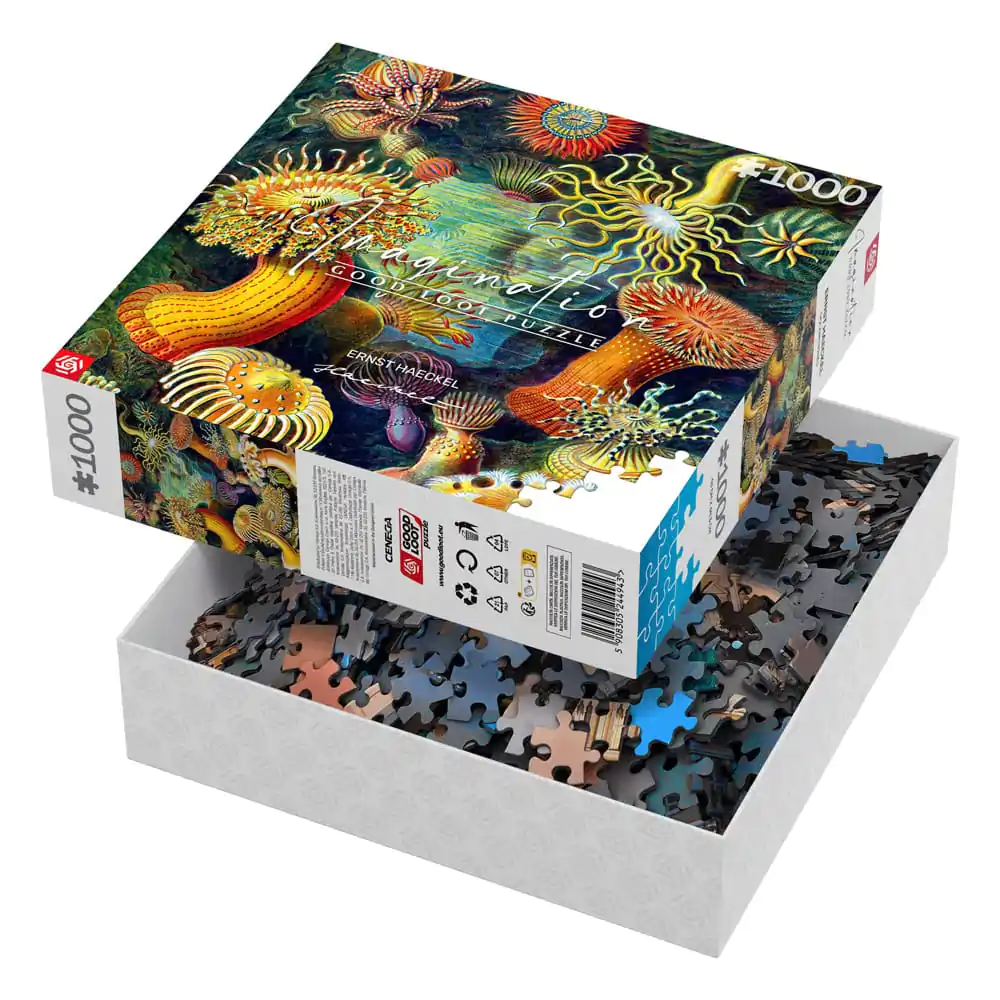 Ernst Haeckel Imagination Sea Anemones/Stworzenia morskie puzzle (1000 darab) termékfotó