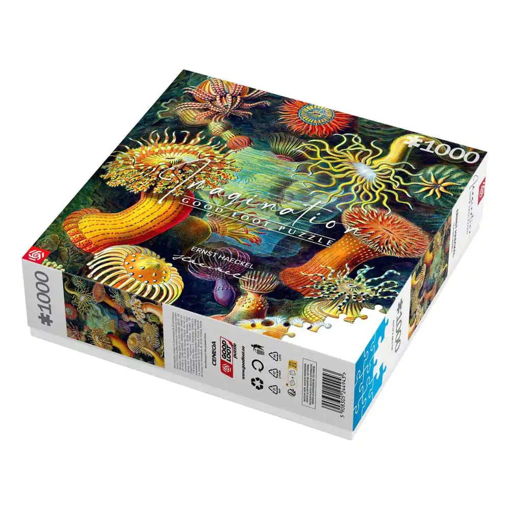 Ernst Haeckel Imagination Sea Anemones/Stworzenia morskie puzzle (1000 darab) termékfotó