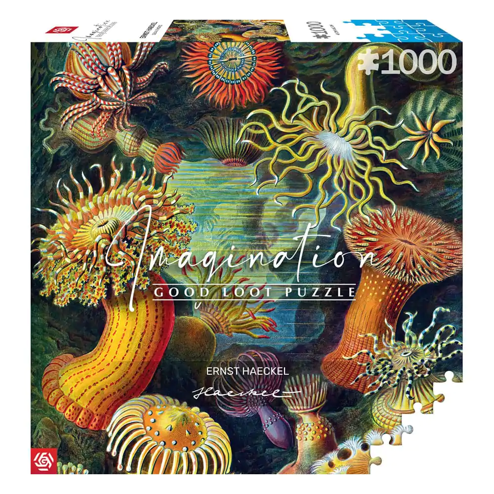 Ernst Haeckel Imagination Sea Anemones/Stworzenia morskie puzzle (1000 darab) termékfotó