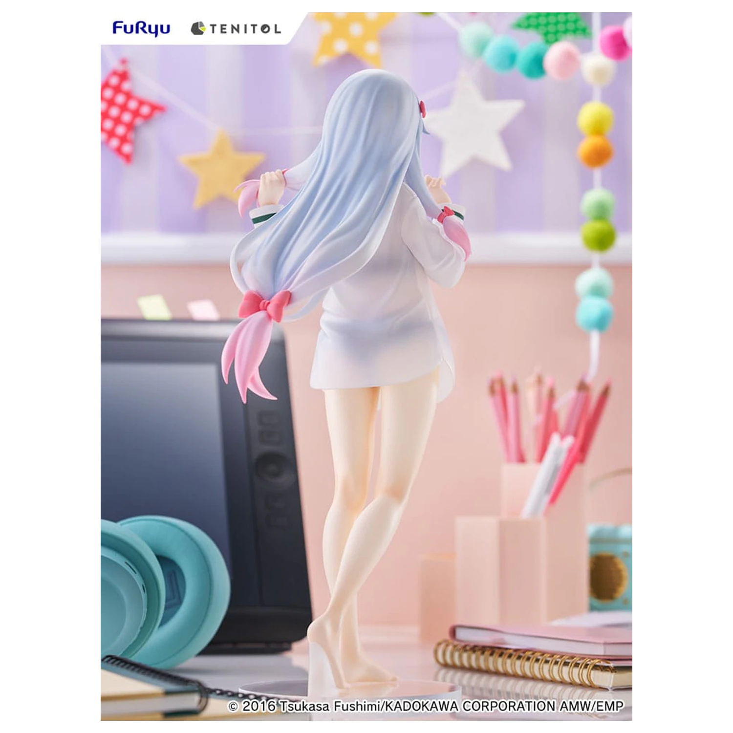 Eromanga Sensei Tenitol Tall PVC szobor figura Sagiri Izumi Shirts Ver. 30 cm  termékfotó