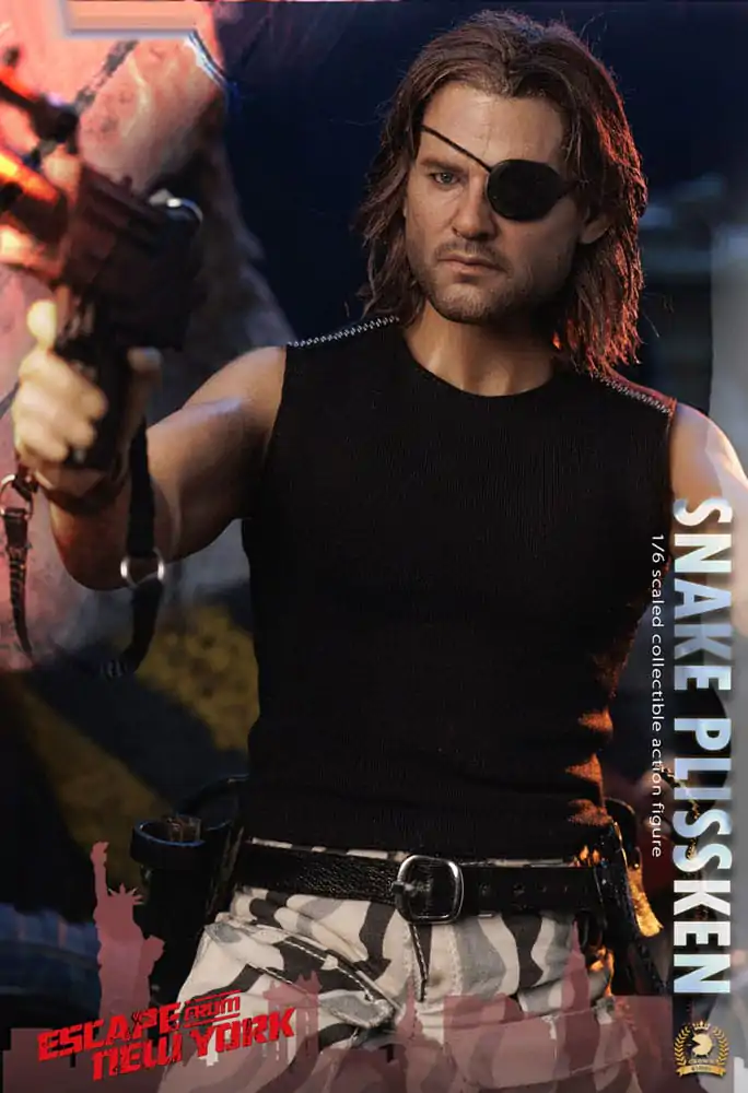 Escape from New York Crown Series 1/6 Snake Plissken (Real Hair Version) akciófigura 30 cm termékfotó
