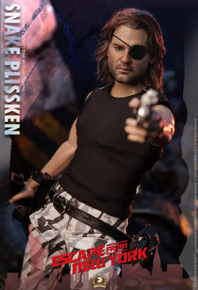 Escape from New York Crown Series 1/6 Snake Plissken (Real Hair Version) akciófigura 30 cm termékfotó