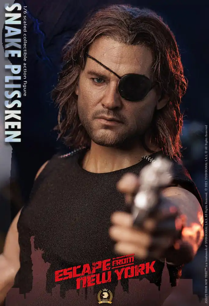 Escape from New York Crown Series 1/6 Snake Plissken (Real Hair Version) akciófigura 30 cm termékfotó