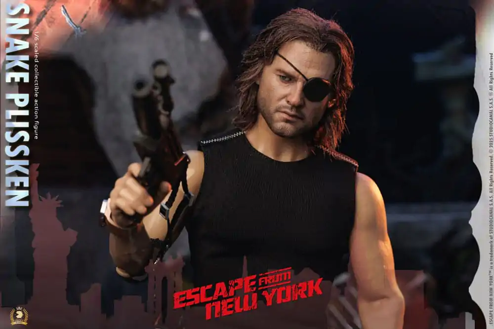 Escape from New York Crown Series 1/6 Snake Plissken (Real Hair Version) akciófigura 30 cm termékfotó
