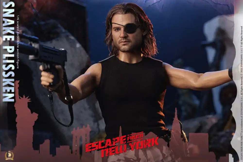Escape from New York Crown Series 1/6 Snake Plissken (Real Hair Version) akciófigura 30 cm termékfotó