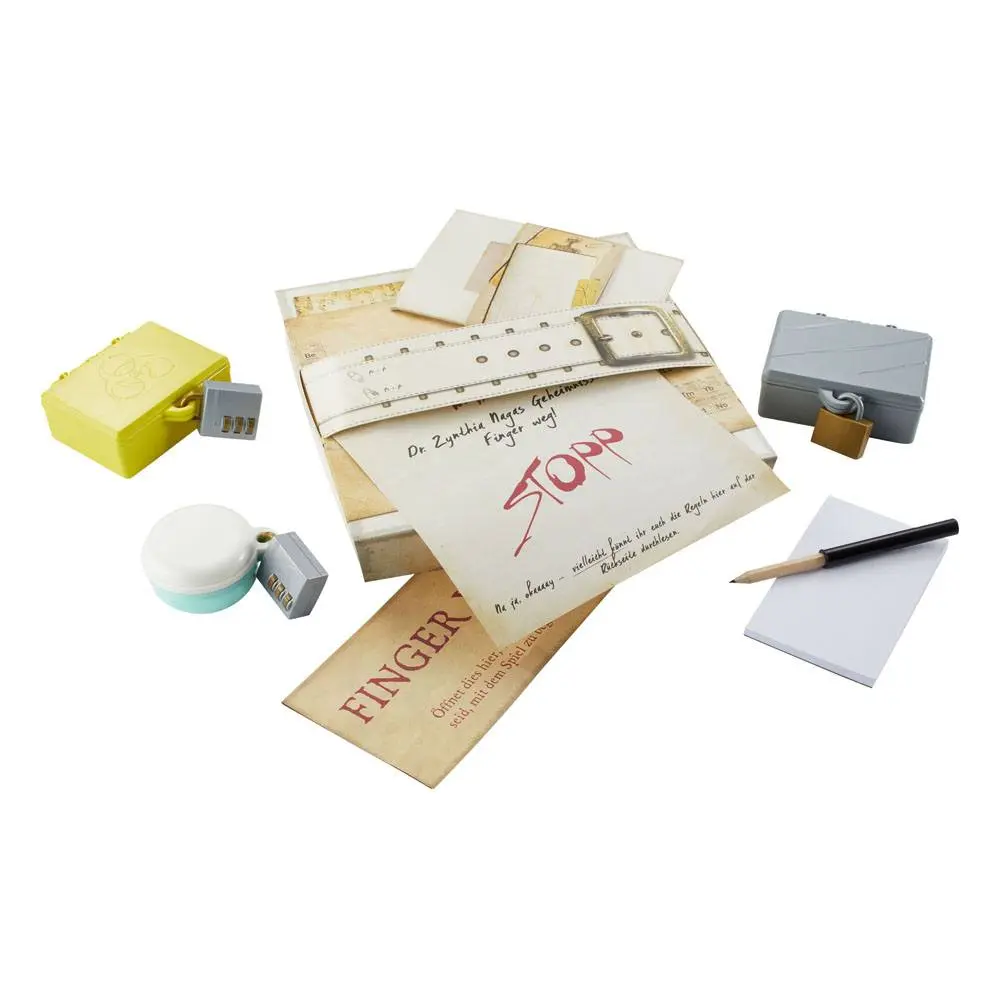 Escape Room in a Box Boardgame Das Werwolf-Experiment Német nyelvű termékfotó