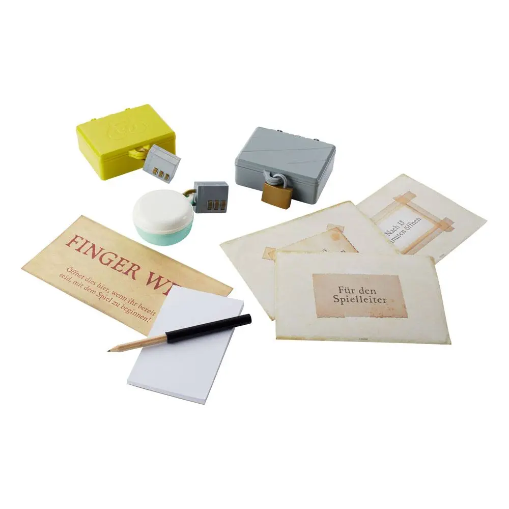Escape Room in a Box Boardgame Das Werwolf-Experiment Német nyelvű termékfotó