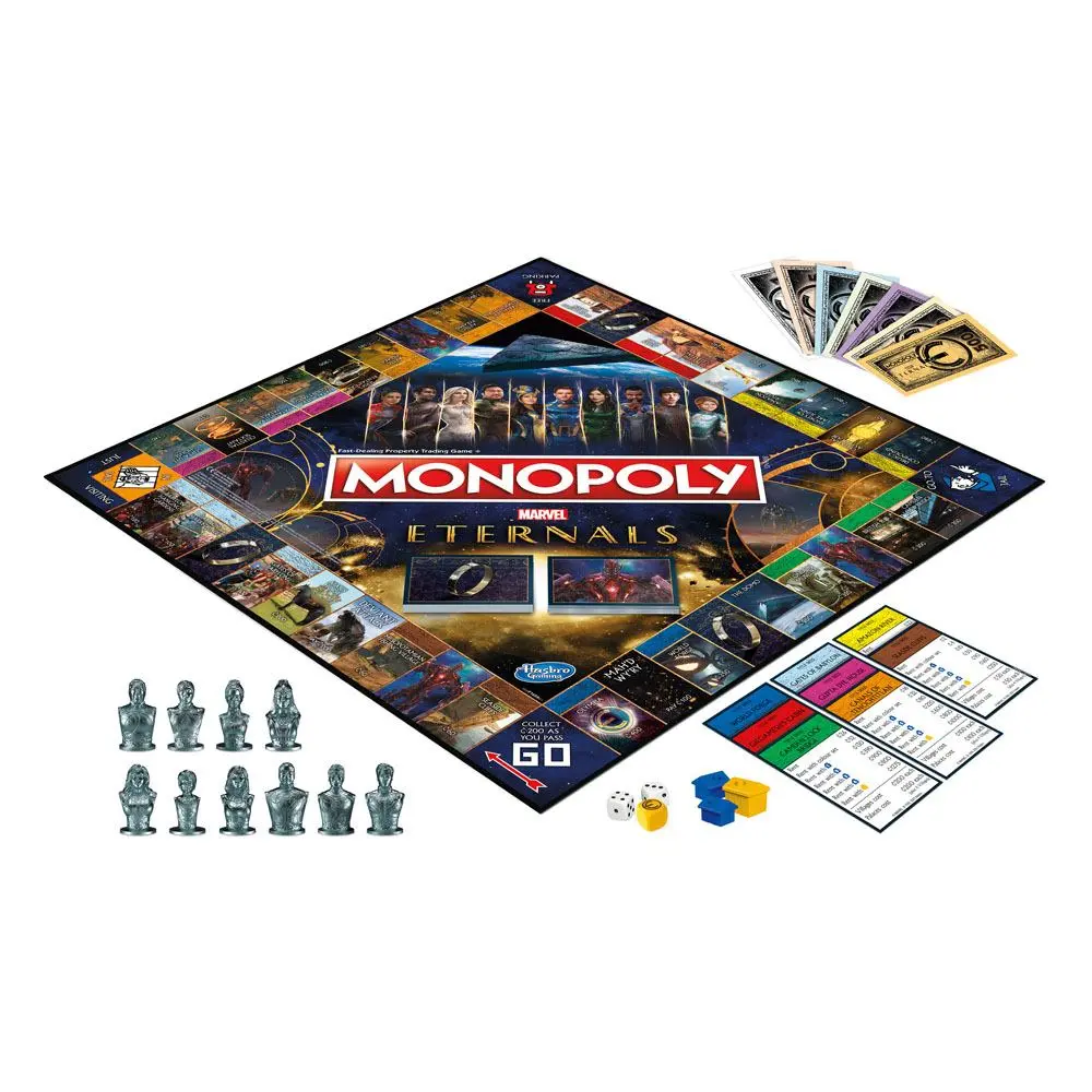 Eternals Monopoly Angol nyelvű társasjáték termékfotó