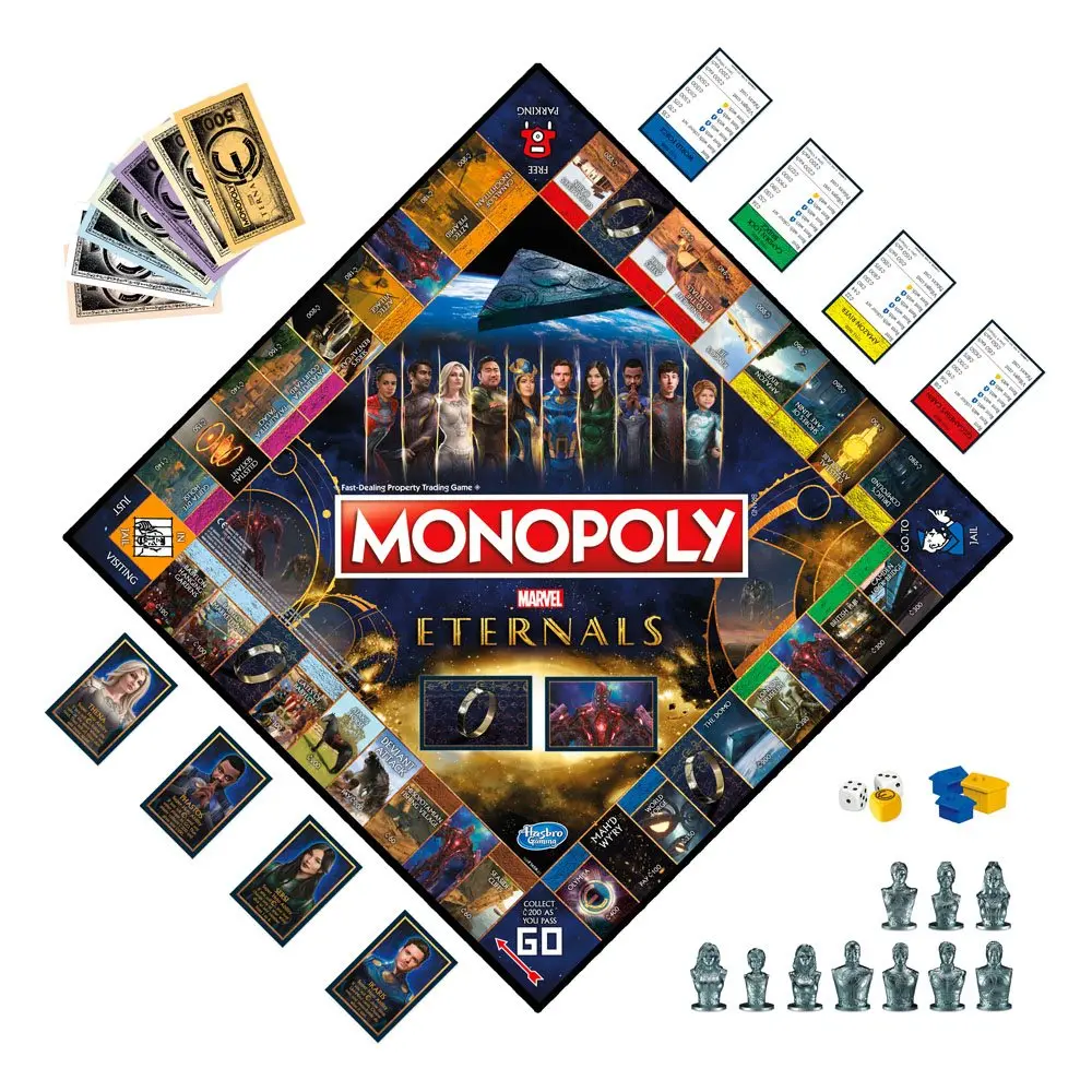 Eternals Monopoly Angol nyelvű társasjáték termékfotó