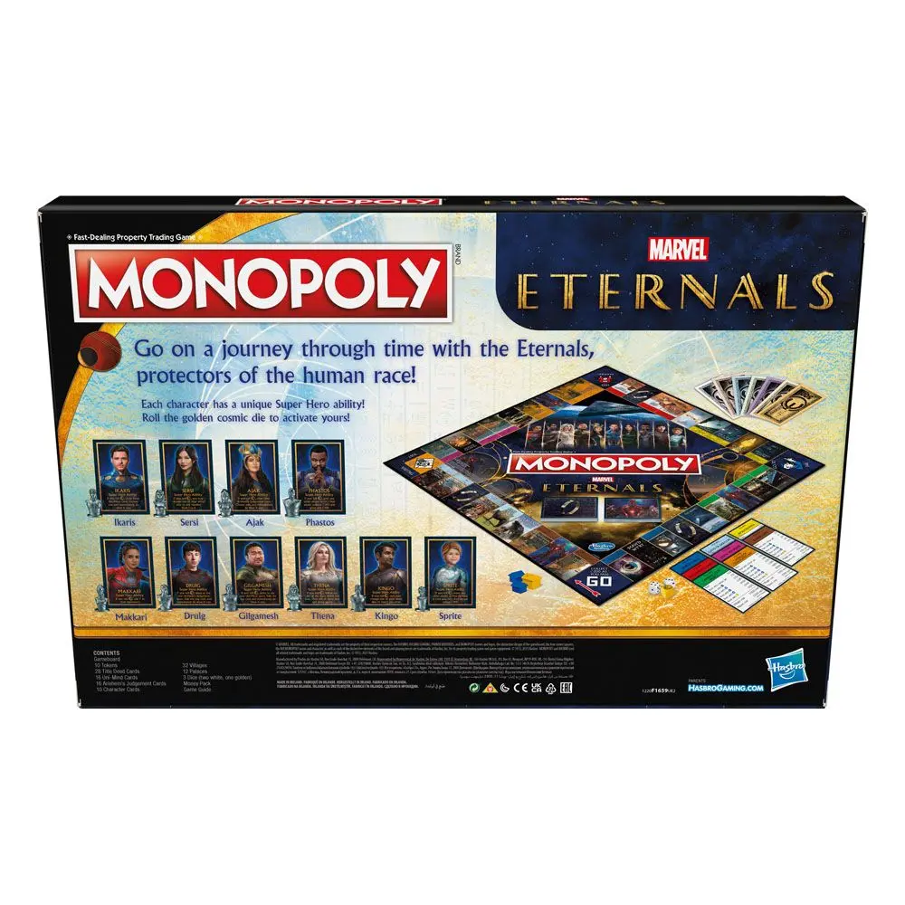 Eternals Monopoly Angol nyelvű társasjáték termékfotó