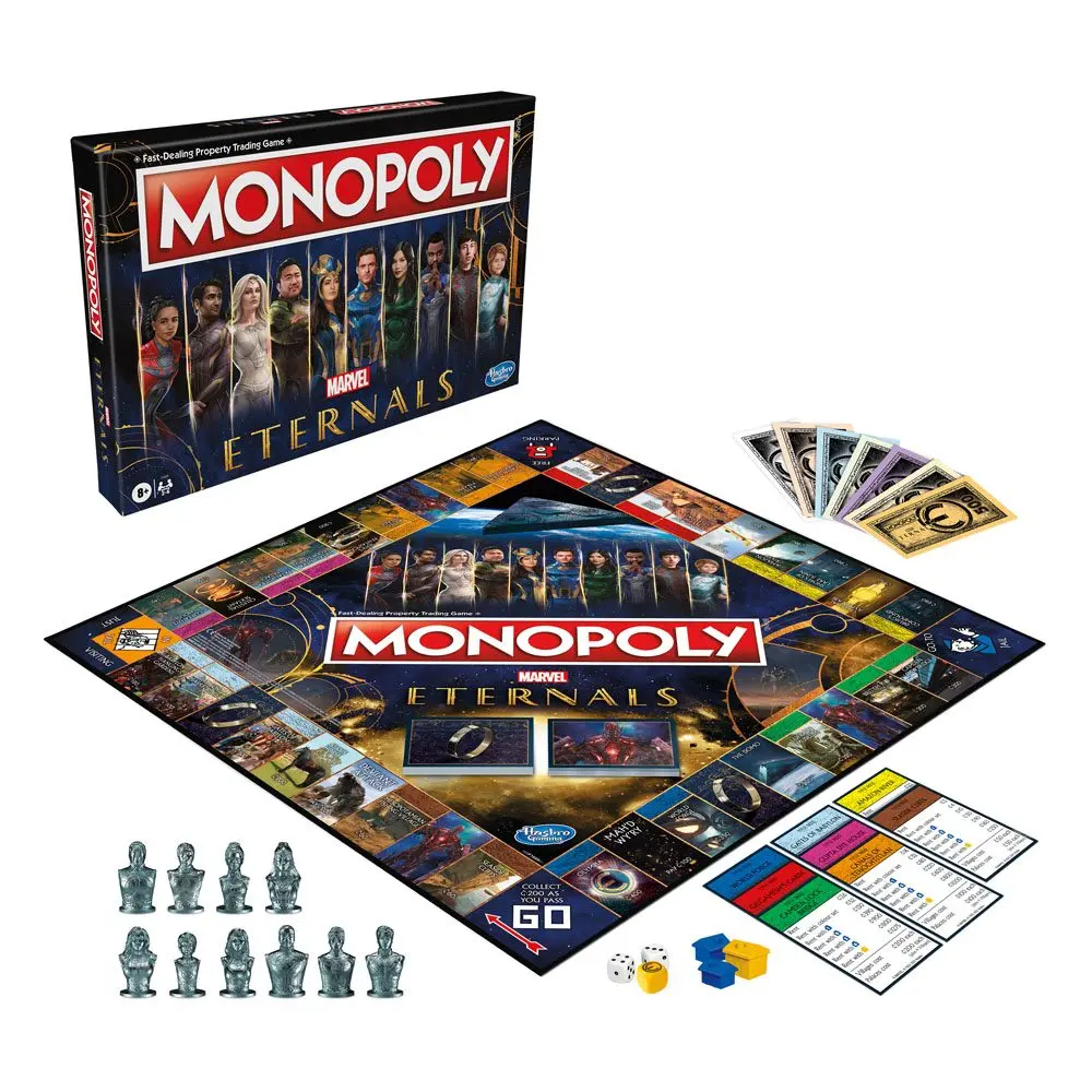 Eternals Monopoly Angol nyelvű társasjáték termékfotó