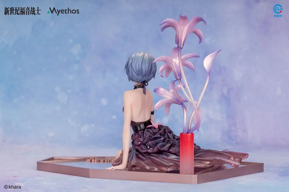 Evangelion 1/7 Rei Ayanami: Whisper of Flower Ver. PVC szobor figura 15 cm termékfotó