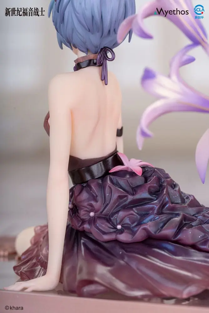 Evangelion 1/7 Rei Ayanami: Whisper of Flower Ver. PVC szobor figura 15 cm termékfotó