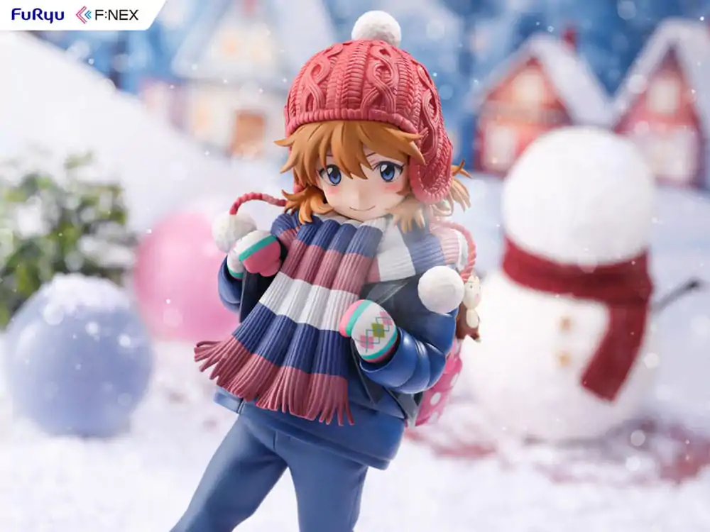 Evangelion: 3.0 + 1.0 Thrice Upon a Time FNEX 1/6 Asuka Shikinami Langley Winter Ver. szobor figura 20 cm termékfotó