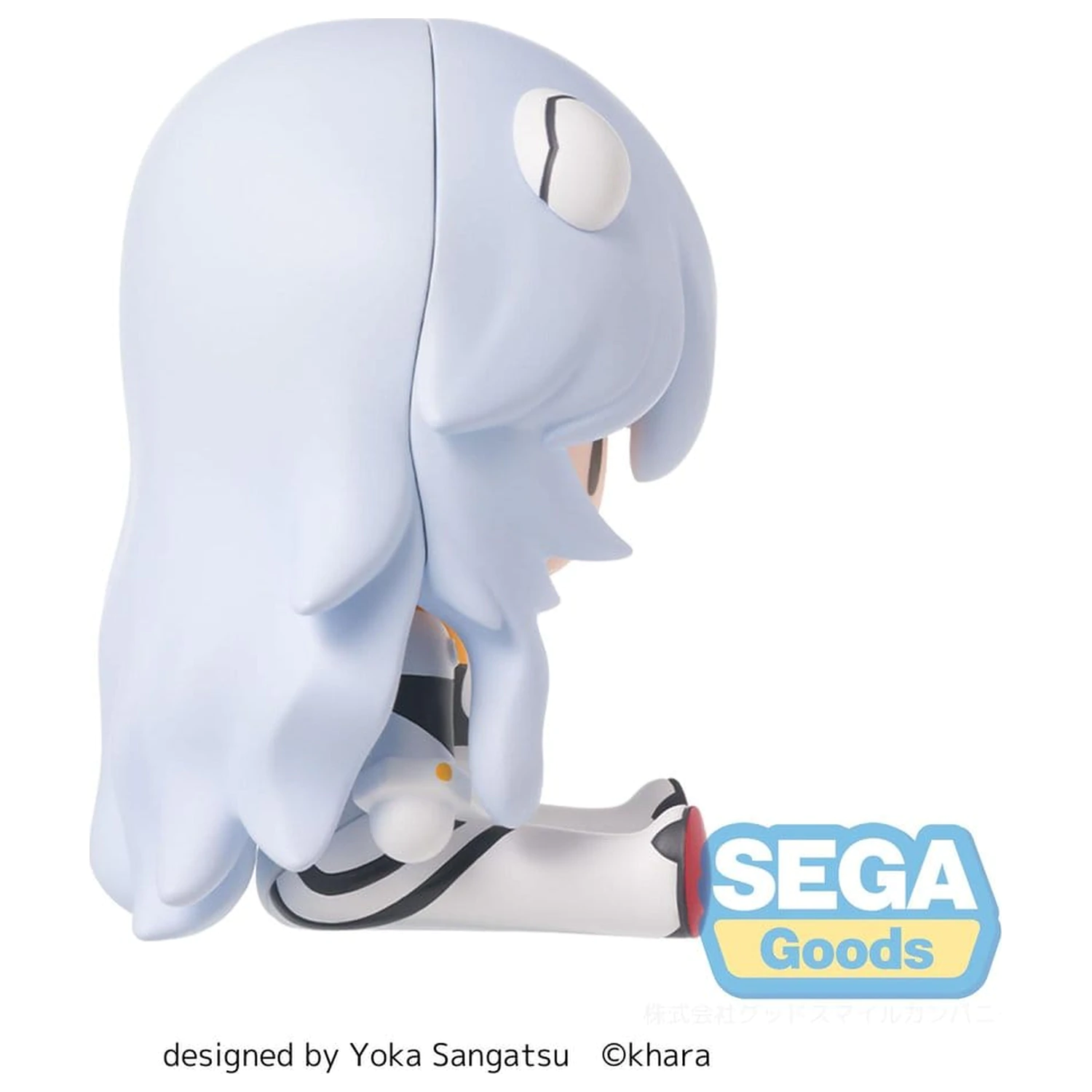 Evangelion: 3.0+1.0 Thrice Upon a Time Fuwa Petit Chibi figura Rei: Long Hair 8 cm  termékfotó