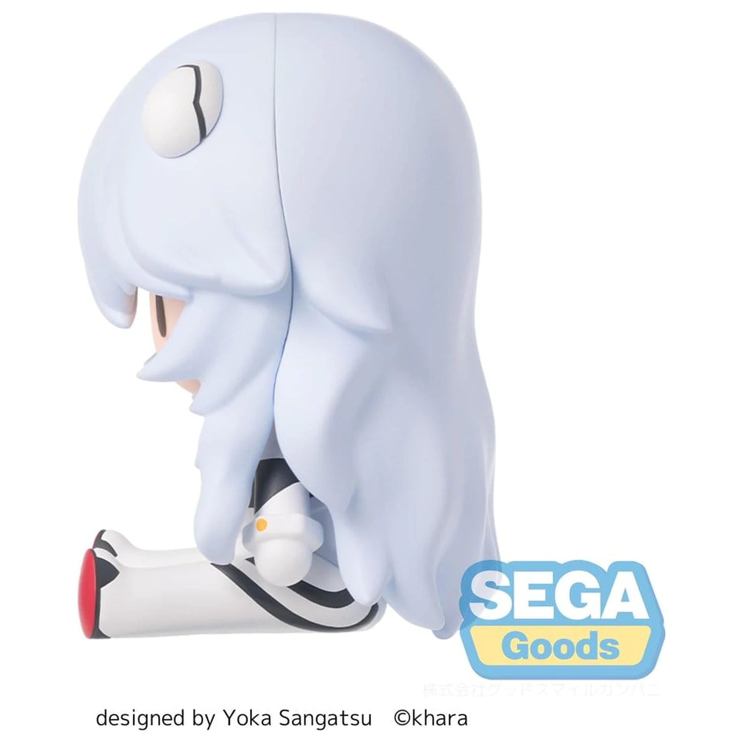 Evangelion: 3.0+1.0 Thrice Upon a Time Fuwa Petit Chibi figura Rei: Long Hair 8 cm  termékfotó