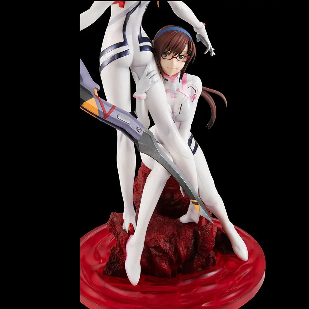 Evangelion: 3.0+1.0 Thrice Upon a Time G.E.M. Shikinami Asuka Langley &amp; Makinami Mari Illustrious PVC szobor figura 28 cm termékfotó