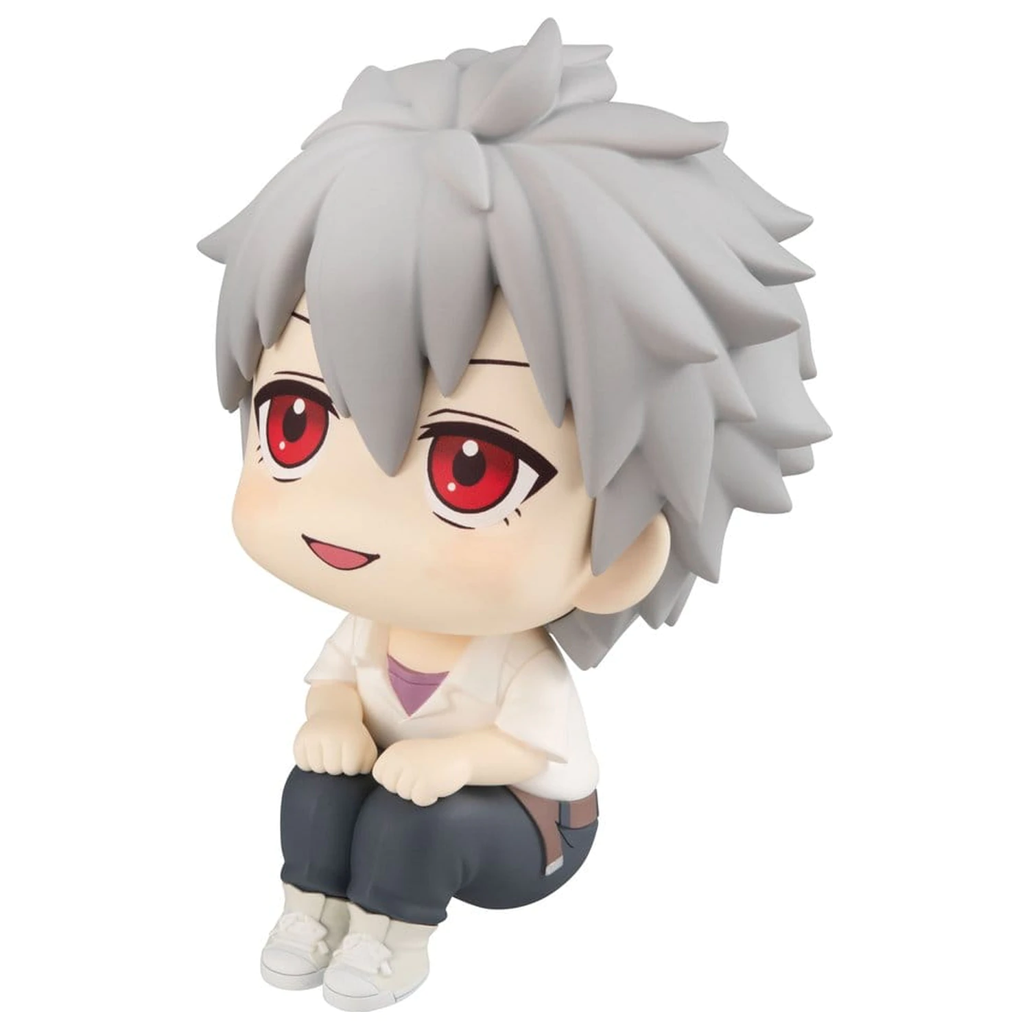 Evangelion: 3.0+1.0 Thrice Upon a Time Look Up PVC figura Kaworu Nagisa 11 cm (Repeat) termékfotó