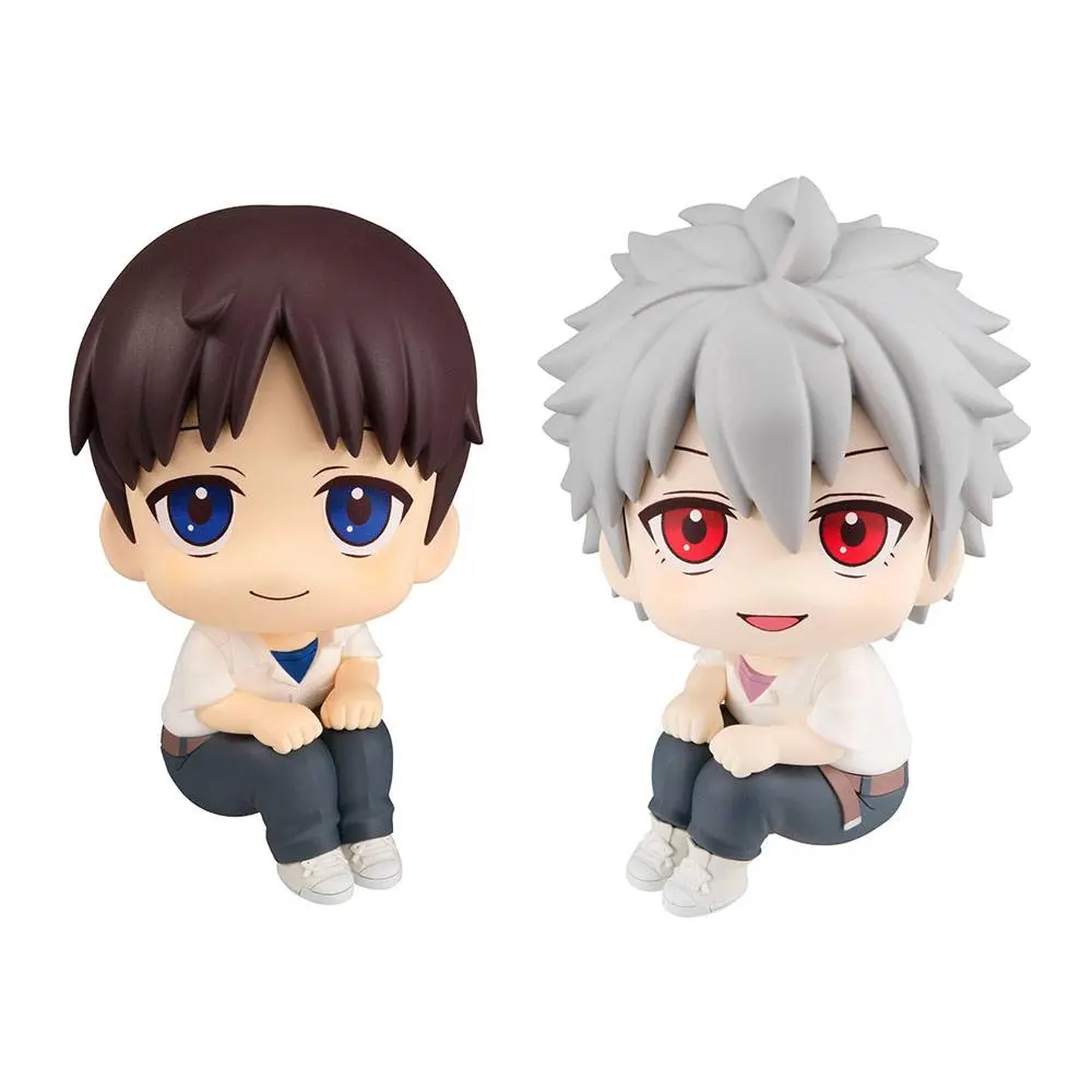 Evangelion: 3.0+1.0 Thrice Upon a Time Look Up Shinji Ikari &amp; Kaworu Nagisa Limited Ver. PVC szobor figurák 11 cm termékfotó