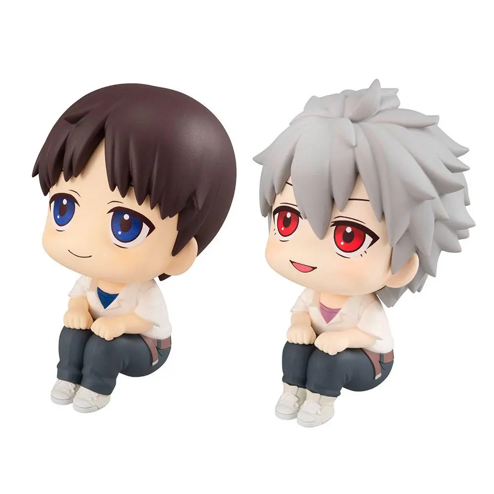 Evangelion: 3.0+1.0 Thrice Upon a Time Look Up Shinji Ikari &amp; Kaworu Nagisa Limited Ver. PVC szobor figurák 11 cm termékfotó