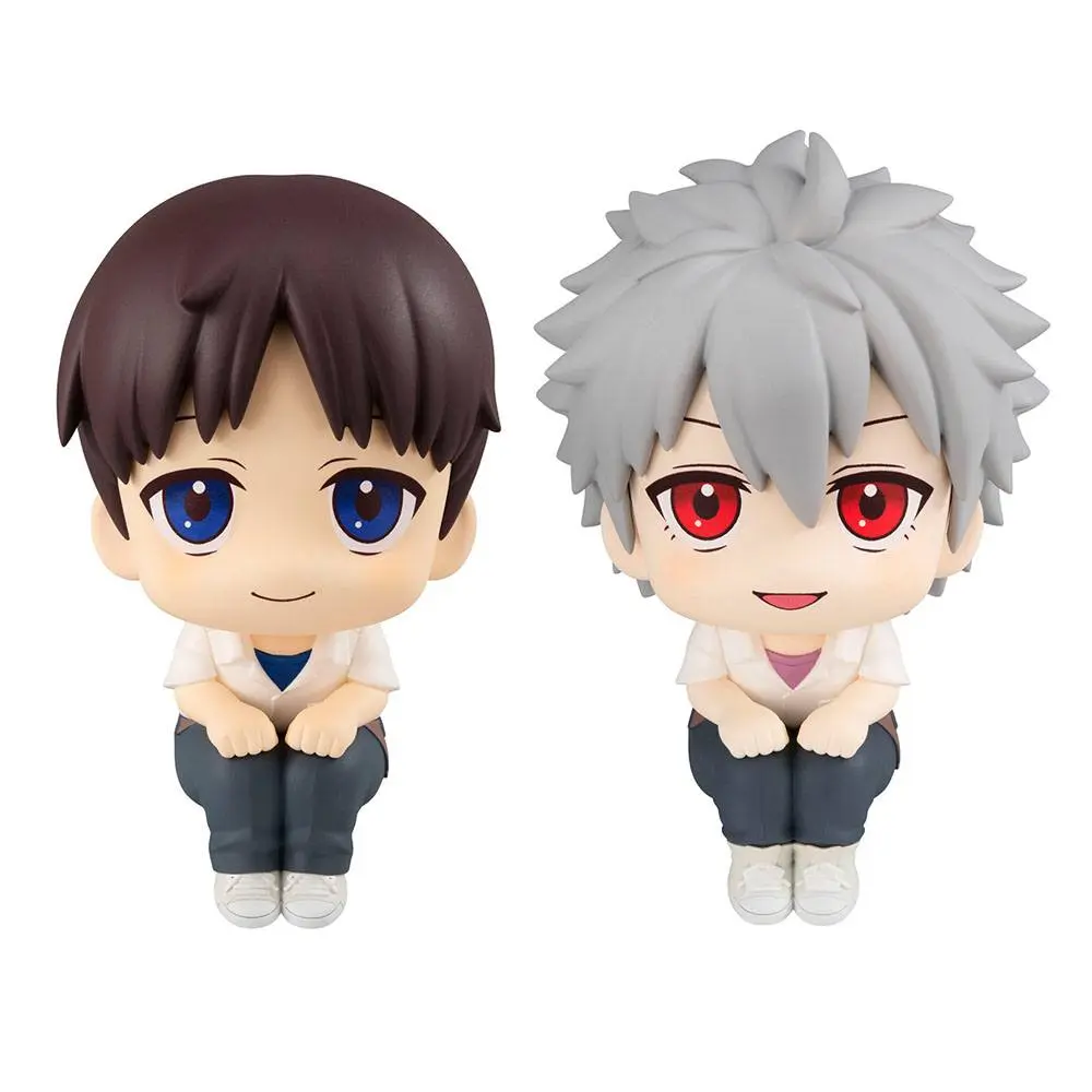 Evangelion: 3.0+1.0 Thrice Upon a Time Look Up Shinji Ikari &amp; Kaworu Nagisa Limited Ver. PVC szobor figurák 11 cm termékfotó
