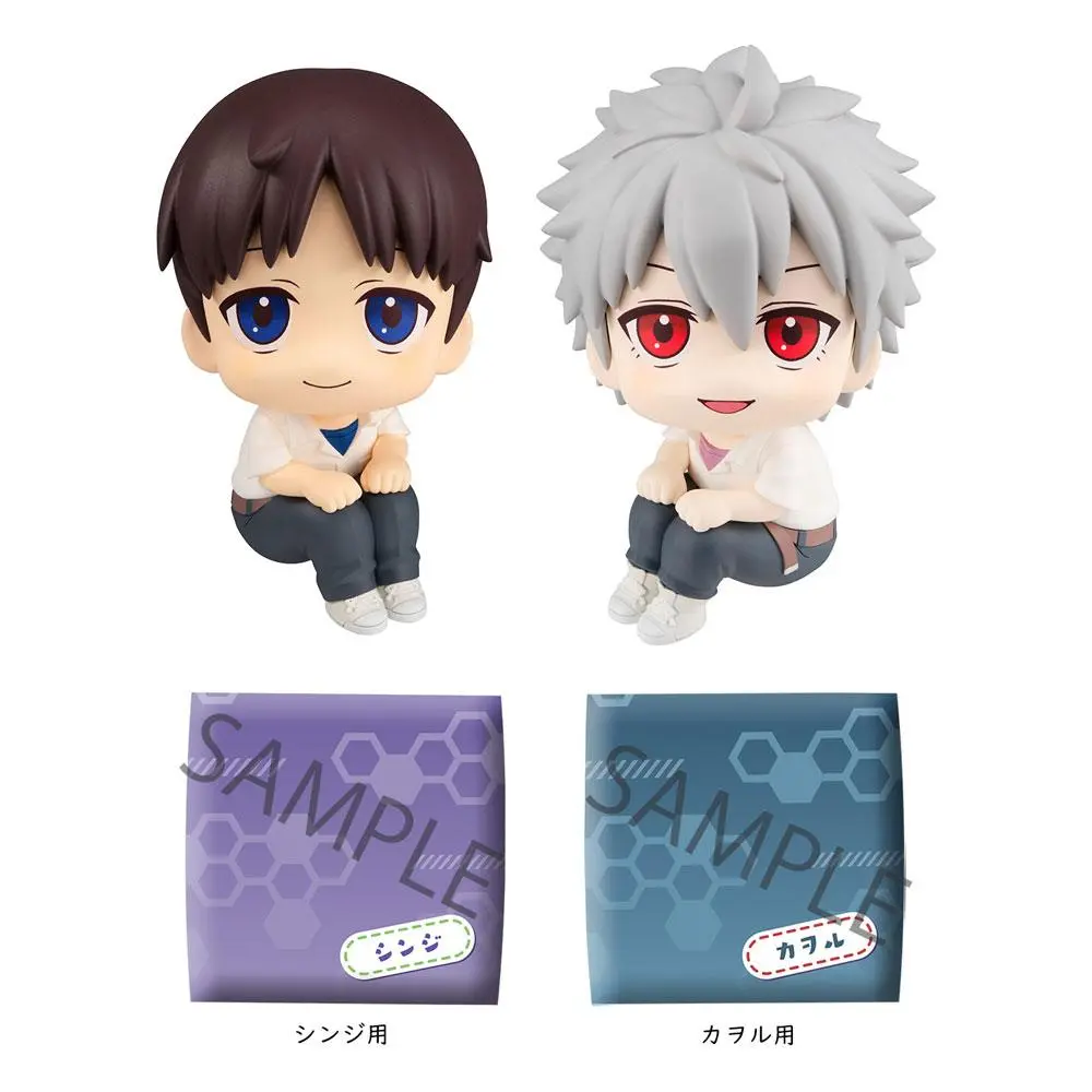 Evangelion: 3.0+1.0 Thrice Upon a Time Look Up Shinji Ikari &amp; Kaworu Nagisa Limited Ver. PVC szobor figurák 11 cm termékfotó