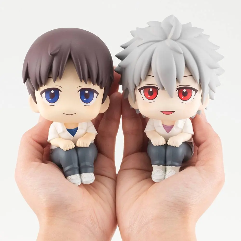 Evangelion: 3.0+1.0 Thrice Upon a Time Look Up Shinji Ikari &amp; Kaworu Nagisa Limited Ver. PVC szobor figurák 11 cm termékfotó