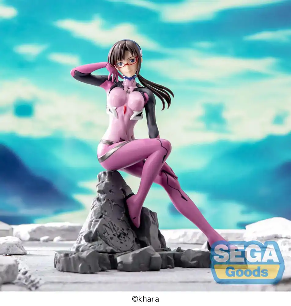 Evangelion: 3.0+1.0 Thrice Upon a Time Luminasta Mari Makinami Illustrious Vignetteum 30th Anniversary Ver. PVC szobor figura 18 cm termékfotó