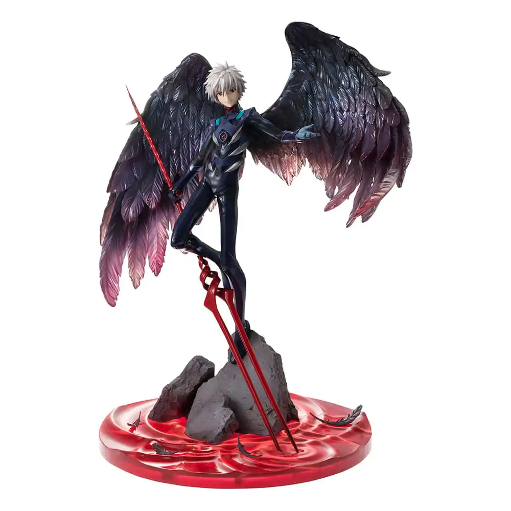 Evangelion: 3.0 + 1.0 Thrice Upon a Time Precious G.E.M. Series Kaworu Nagisa 15th Anniversary Ver. PVC szobor figura 30 cm termékfotó