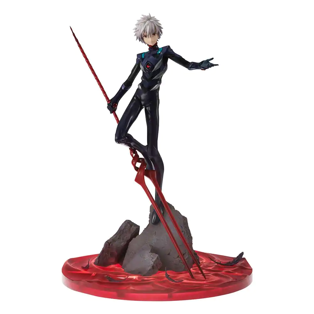 Evangelion: 3.0 + 1.0 Thrice Upon a Time Precious G.E.M. Series Kaworu Nagisa 15th Anniversary Ver. PVC szobor figura 30 cm termékfotó