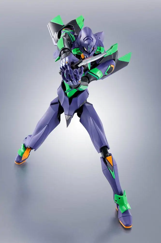Evangelion: 3.0+1.0 Thrice Upon a Time Robot Spirits Akciófigura Side EVA Evangelion Test Type-01 + Spear of Cassius Renewal Color Edition Reissue termékfotó