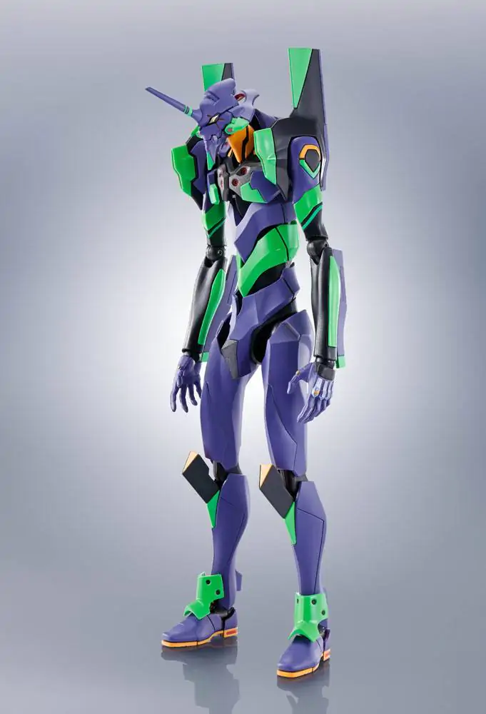 Evangelion: 3.0+1.0 Thrice Upon a Time Robot Spirits Akciófigura Side EVA Evangelion Test Type-01 + Spear of Cassius Renewal Color Edition Reissue termékfotó