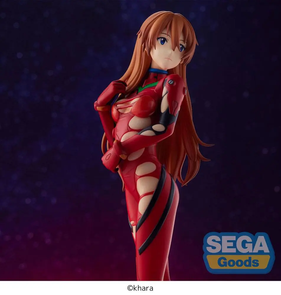 EVANGELION: 3.0+1.0 Thrice Upon a Time SPM Asuka Langley On The strand PVC szobor figura 21 cm termékfotó
