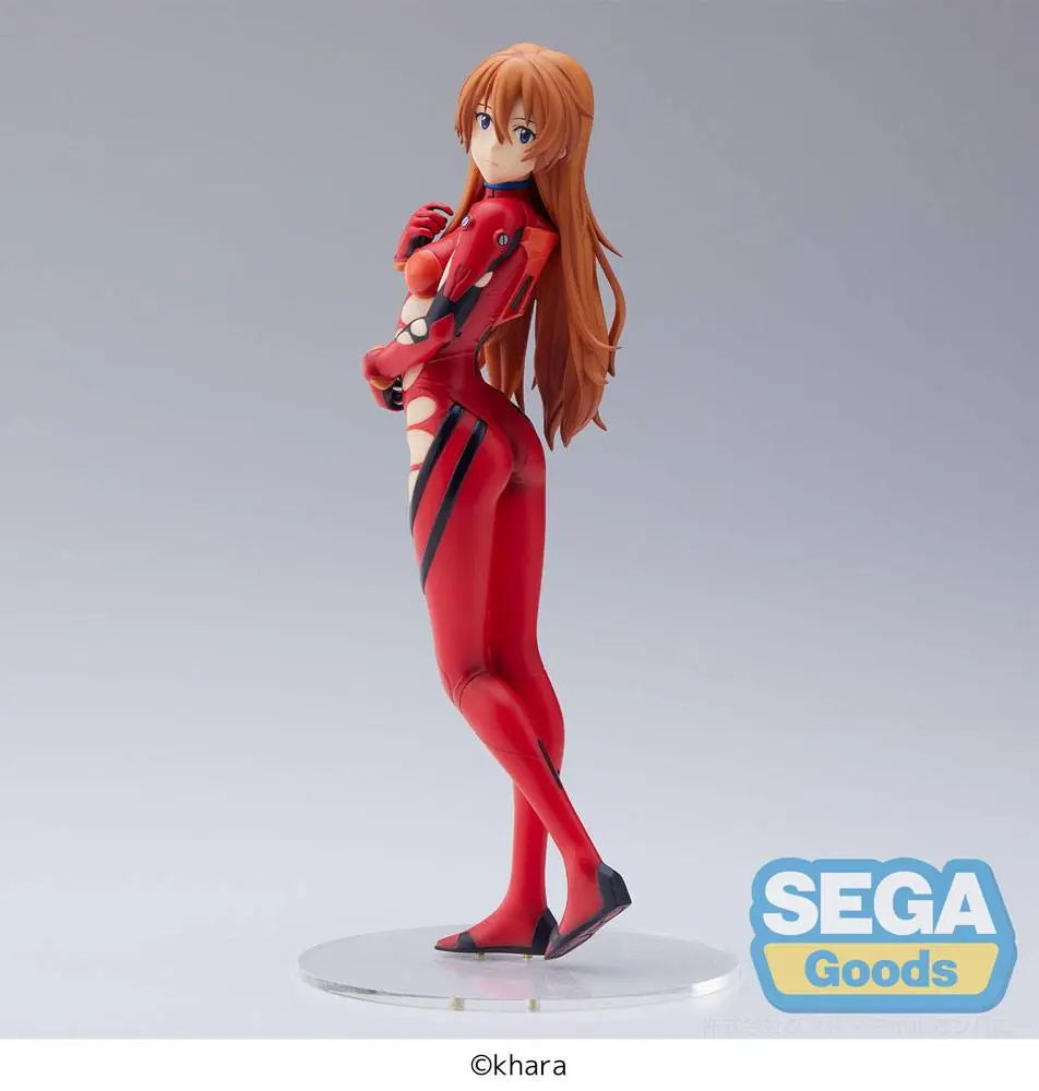 EVANGELION: 3.0+1.0 Thrice Upon a Time SPM Asuka Langley On The strand PVC szobor figura 21 cm termékfotó