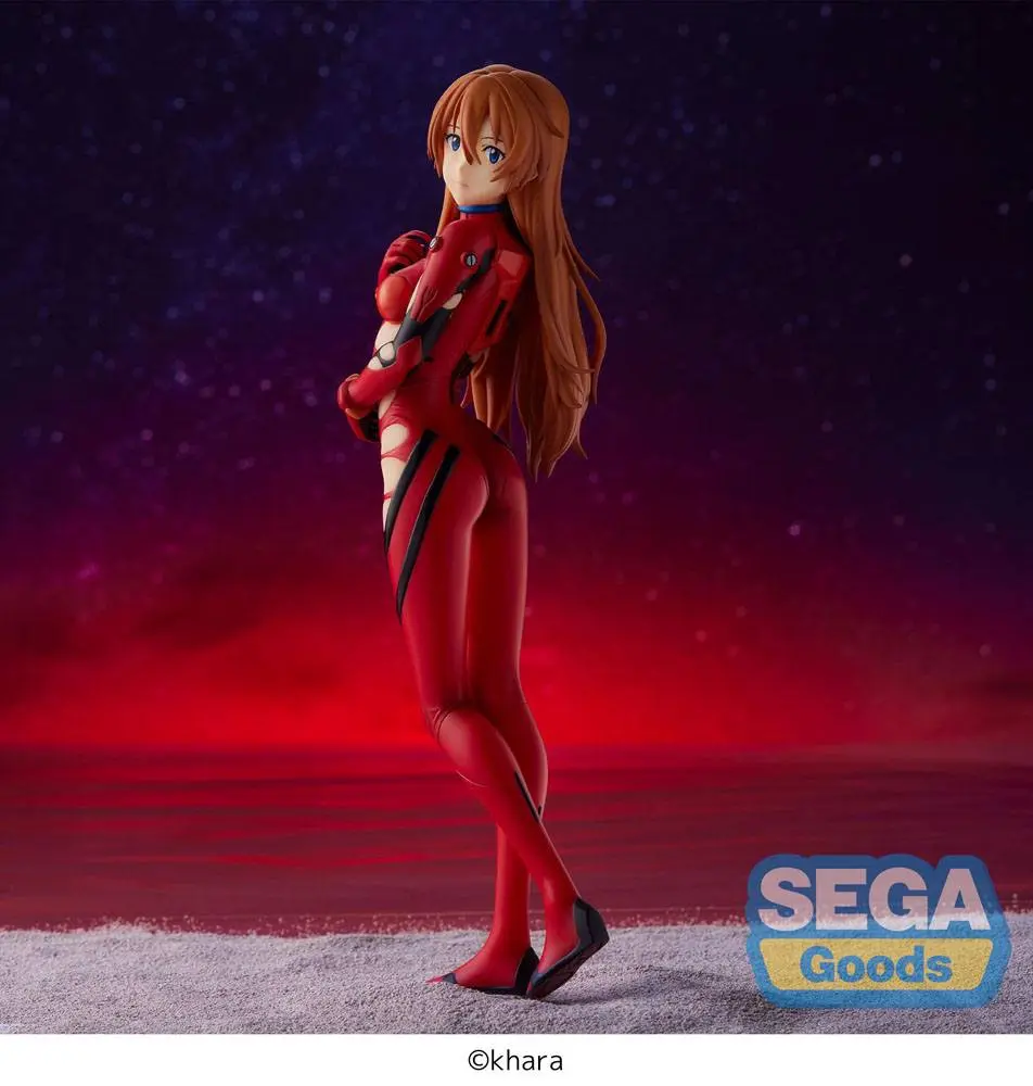 EVANGELION: 3.0+1.0 Thrice Upon a Time SPM Asuka Langley On The strand PVC szobor figura 21 cm termékfotó