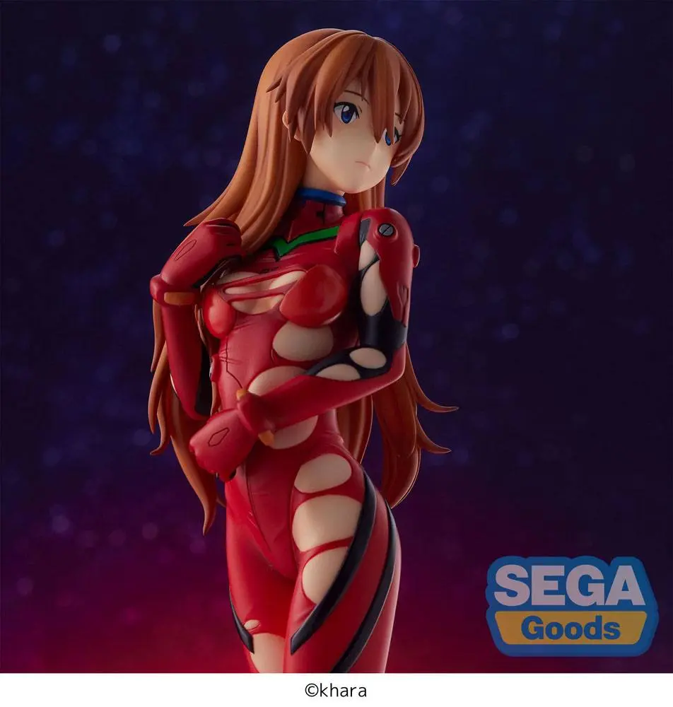 EVANGELION: 3.0+1.0 Thrice Upon a Time SPM Asuka Langley On The strand PVC szobor figura 21 cm termékfotó