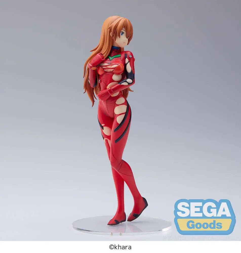 EVANGELION: 3.0+1.0 Thrice Upon a Time SPM Asuka Langley On The strand PVC szobor figura 21 cm termékfotó