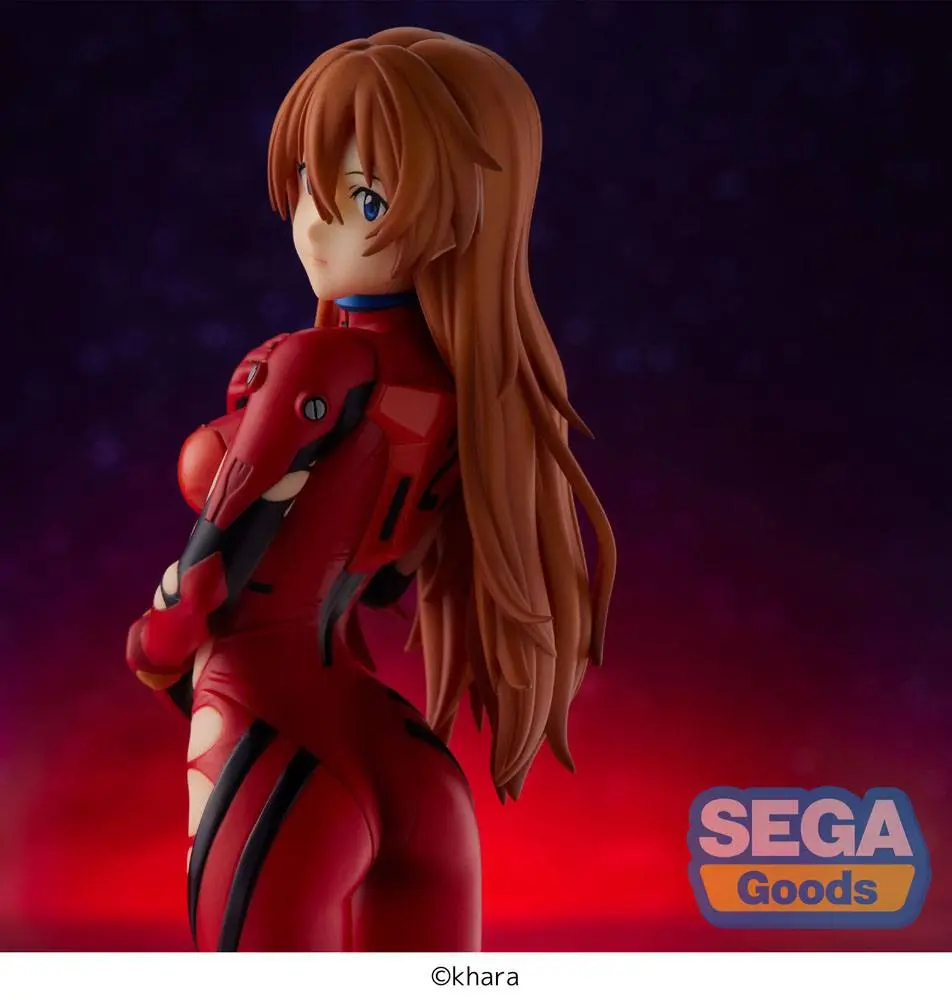 EVANGELION: 3.0+1.0 Thrice Upon a Time SPM Asuka Langley On The strand PVC szobor figura 21 cm termékfotó