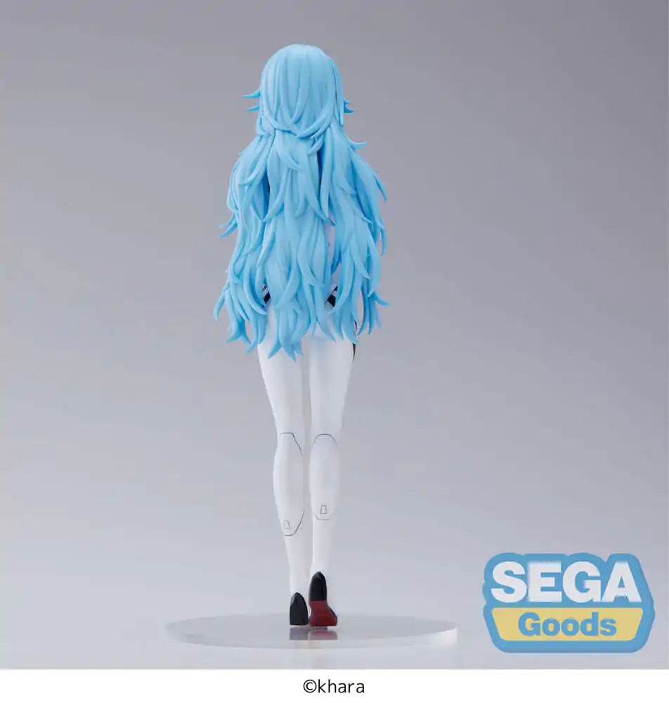 Evangelion: 3.0+1.0 Thrice Upon a Time SPM Rei Ayanami Long Hair Ver. (re-run) PVC szobor figura 21 cm termékfotó