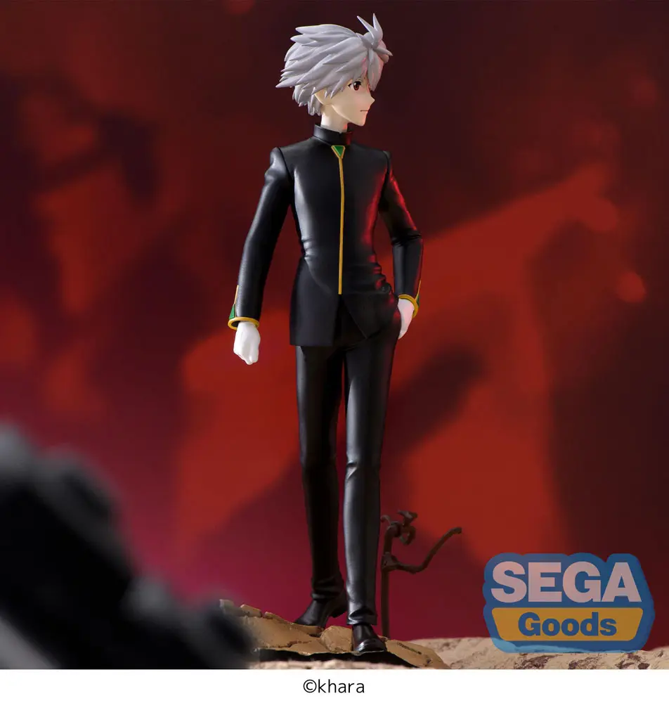 Evangelion: 3.0+1.0 Thrice Upon a Time SPM Vignetteum Kaworu Nagisa Commander Suit Ver. PVC szobor figura 19 cm termékfotó