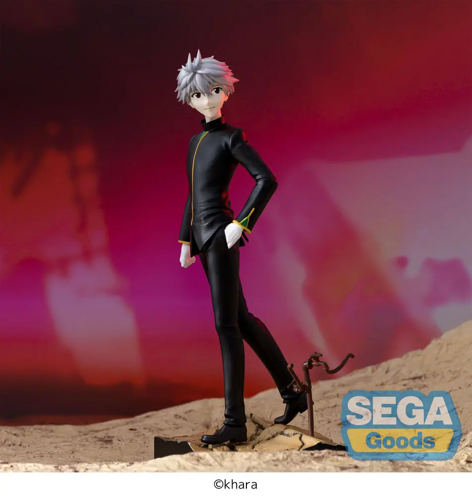 Evangelion: 3.0+1.0 Thrice Upon a Time SPM Vignetteum Kaworu Nagisa Commander Suit Ver. PVC szobor figura 19 cm termékfotó