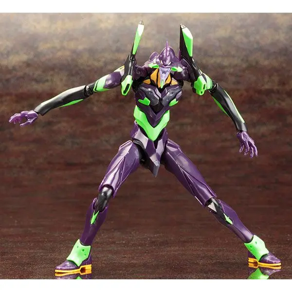 Evangelion: 3.0 1/400 Evangelion Test Type 01 Night Combat Ver. Műanyag modell készlet 19 cm termékfotó