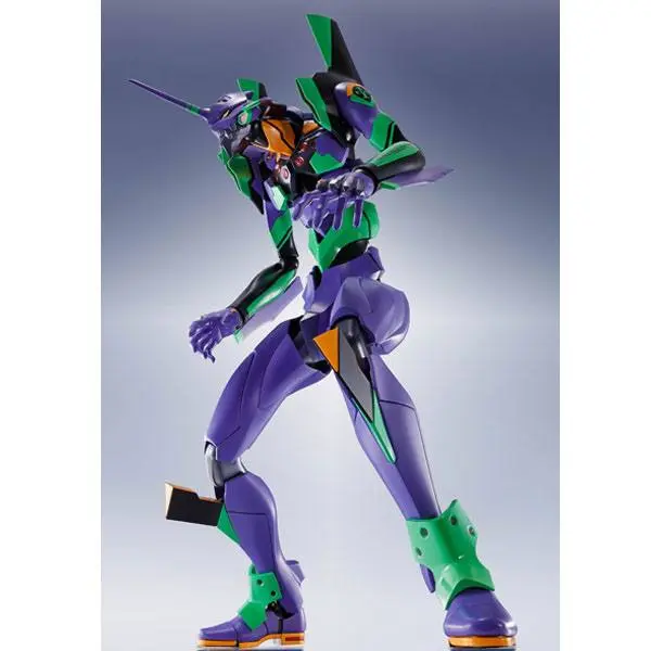 Evangelion: 3.0 1/400 Evangelion Test Type 01 Night Combat Ver. Műanyag modell készlet 19 cm termékfotó