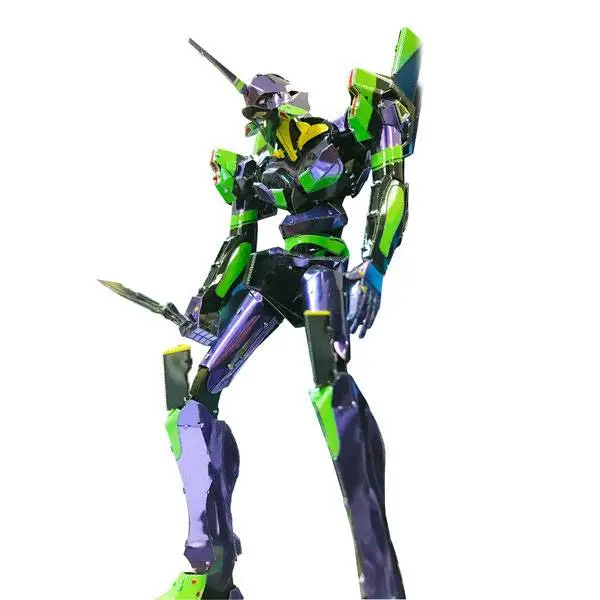 Evangelion: 3.0 1/400 Evangelion Test Type 01 Night Combat Ver. Műanyag modell készlet 19 cm termékfotó