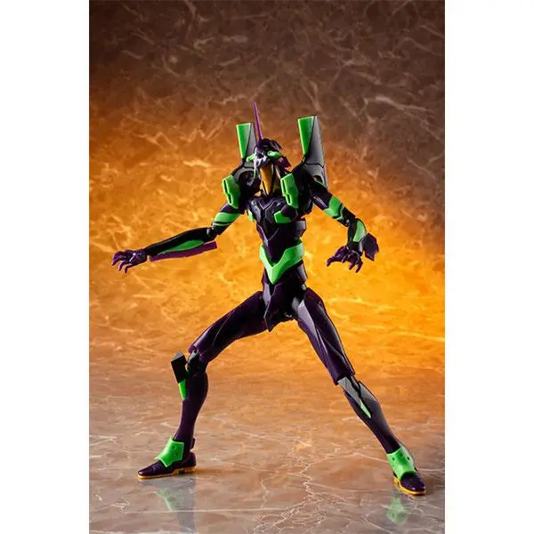 Evangelion: 3.0 1/400 Evangelion Test Type 01 Night Combat Ver. Műanyag modell készlet 19 cm termékfotó