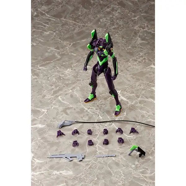 Evangelion: 3.0 1/400 Evangelion Test Type 01 Night Combat Ver. Műanyag modell készlet 19 cm termékfotó
