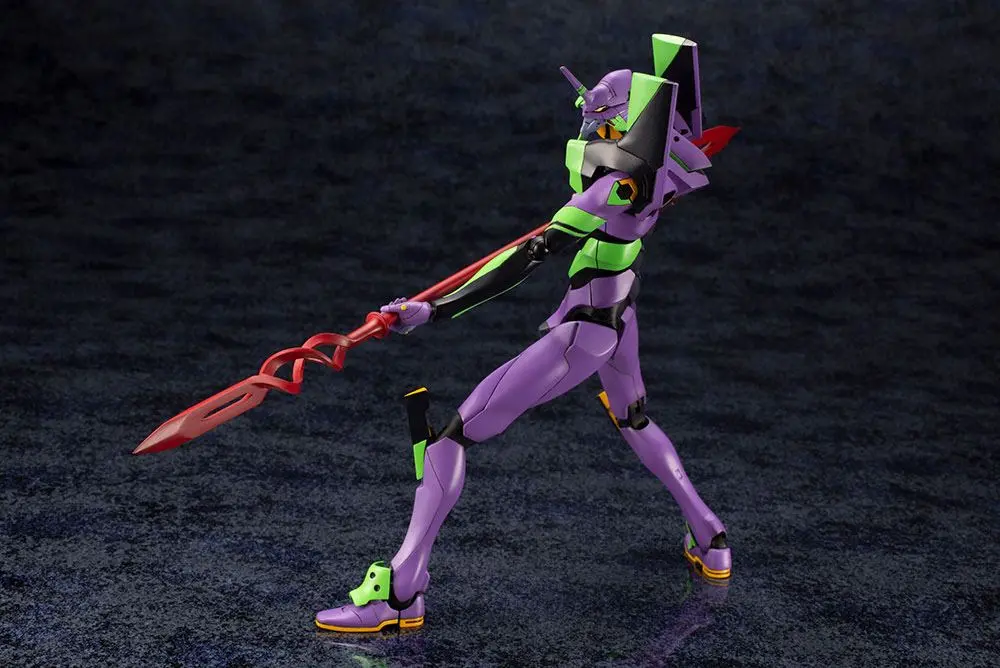 Evangelion: 3.0 + 1.0 Thrice Upon a Time 1/400 Evangelion Test Type-01 with Spear of Cassius Műanyag modell készlet 19 cm termékfotó