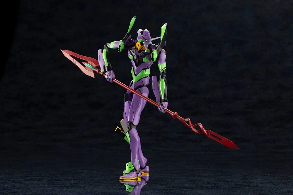 Evangelion: 3.0 + 1.0 Thrice Upon a Time 1/400 Evangelion Test Type-01 with Spear of Cassius Műanyag modell készlet 19 cm termékfotó
